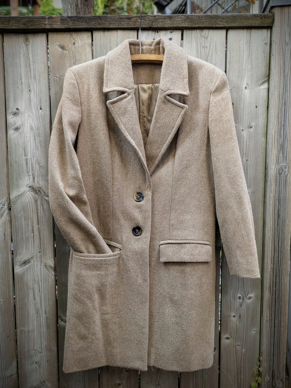 Vintage Camel Hair Coat / Manteau Vintage Poil de Chameau – M/L